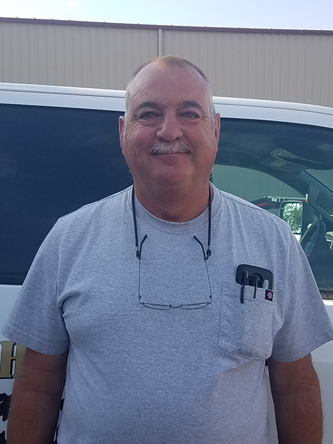 Service Manager Larry Peplow